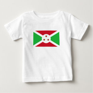 Patriotiska Burundis flagga T Shirt