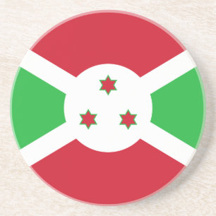 Patriotiska Burundis flagga Underlägg