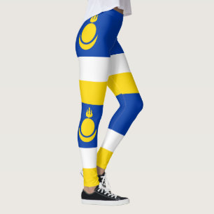 Patriotiska Buryatia Flagga Leggings