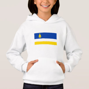Patriotiska Buryatia Flagga T Shirt