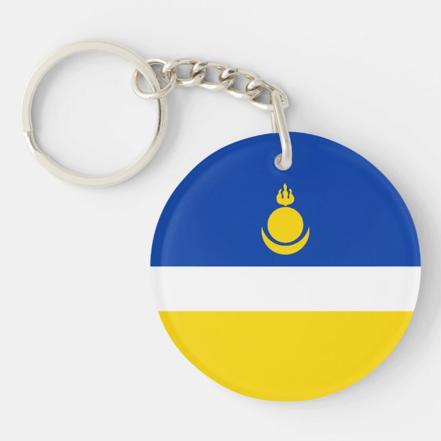 Patriotiska Buryatiaflaggan (Framsidan)