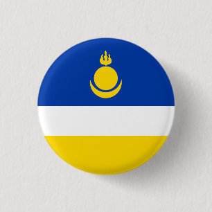 Patriotiska Buryatiaflaggan Knapp