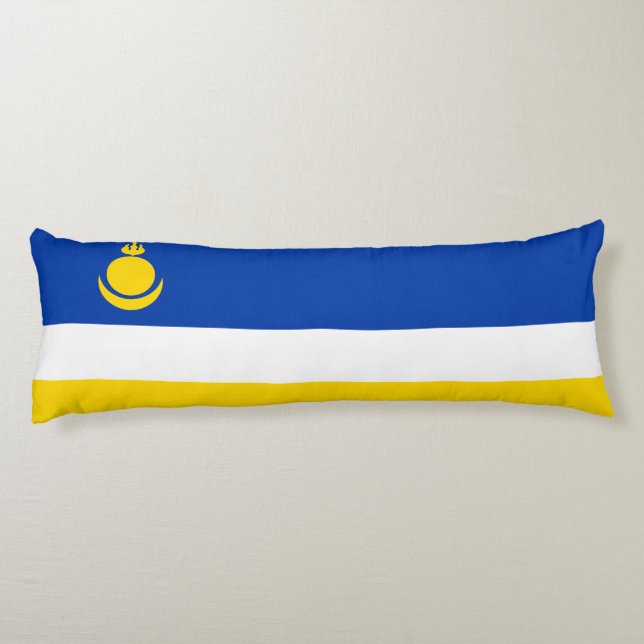 Patriotiska Buryatiaflaggan Kroppskudde (Baksidan)