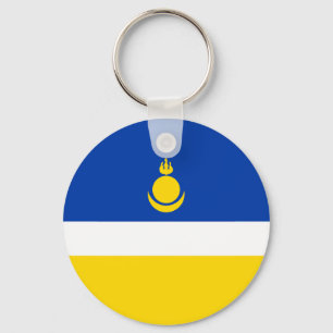 Patriotiska Buryatiaflaggan Nyckelring