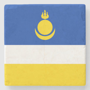 Patriotiska Buryatiaflaggan Stenunderlägg