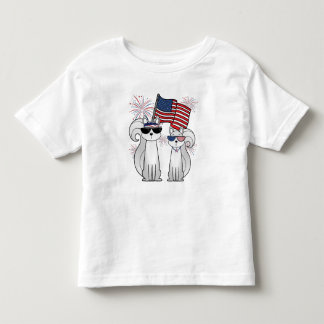 Patriotiska Coola Ekorrar T Shirt