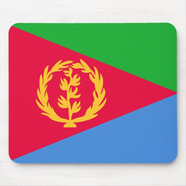 Patriotiska Eritrea Flagga Musmatta (Framsidan)