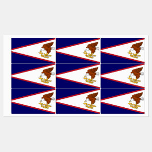 Patriotiska etiketter med flagga av amerikanska Sa