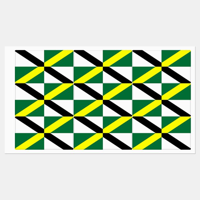 Patriotiska etiketter med flagga av Monterey (Ark)