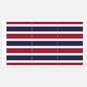 Patriotiska etiketter med Thailand flagga