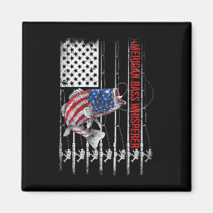 Patriotiska Fiskare Amerikansk B Pro Viskare Fiska Magnet