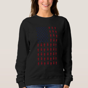 Patriotiska fiskeplagg usa usa flagga t shirt