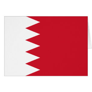 Patriotiska flaggan i Bahrain Hälsningskort