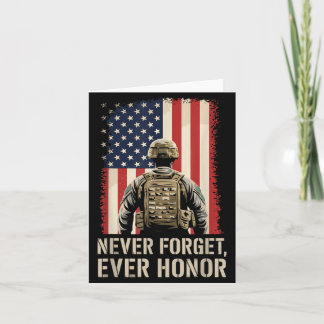 Patriotiska flaggcitat Veteran Day Minnesdag 4 jul Kort