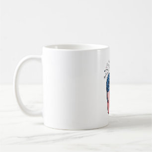 Patriotiska Flip Flops Eldshowmarathon Sommar T-Sh Kaffemugg