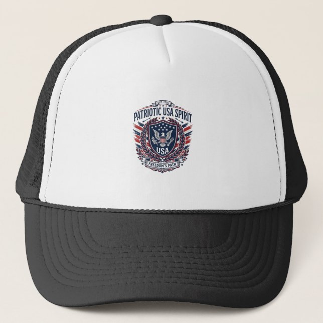 Patriotiska Frihetssköld Frihetsikoner & Symboler  Keps (Framsida)