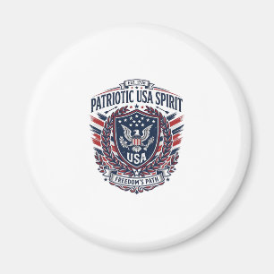 Patriotiska Frihetssköld Frihetsikoner & Symboler Magnet