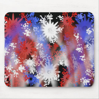 Patriotiska fyrverkerier Mousepad Musmatta
