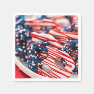 Patriotiska godis pappersservett