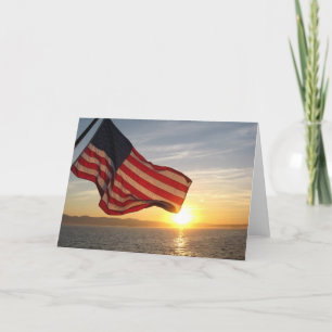 Patriotiska hälsningar kort