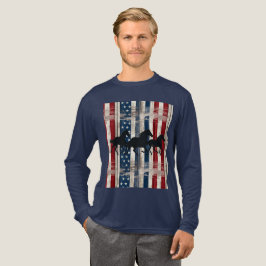 Patriotiska hästar t shirt