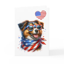 Patriotiska Hundkortet