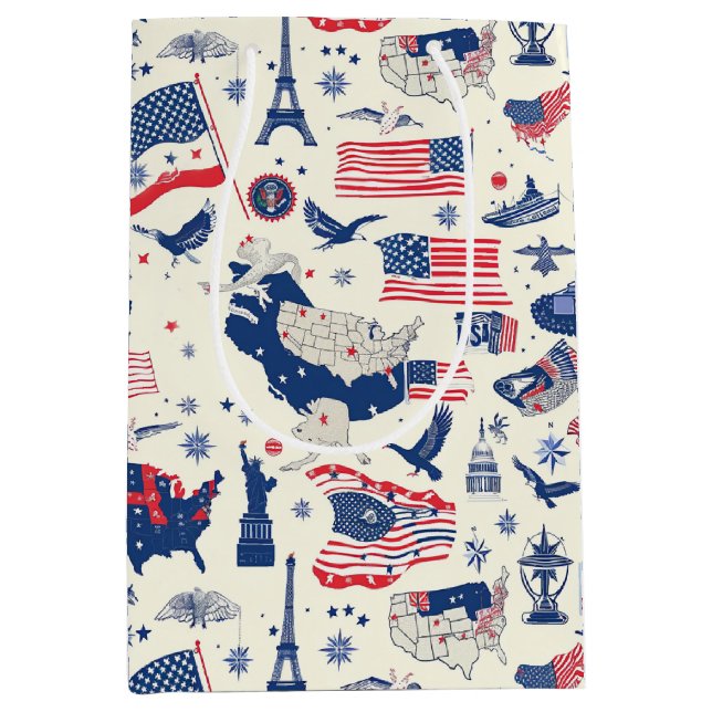 Patriotiska ikoner - Frihetsgudinnan, Flagga 2 (Framsidan)