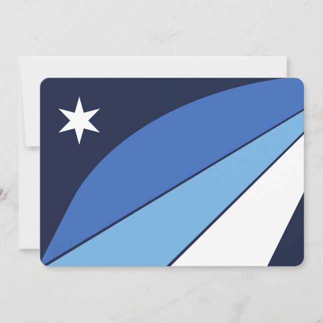 Patriotiska inbjudningar till Flagga Columbia, SC (Framsida)