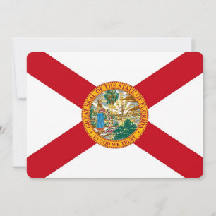 Patriotiska inbjudningar till Flagga Florida