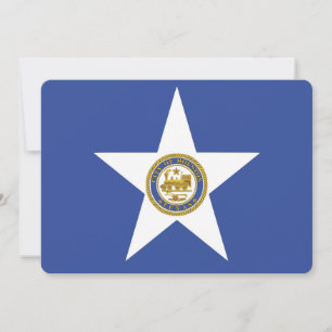 Patriotiska inbjudningar till Flagga Houston