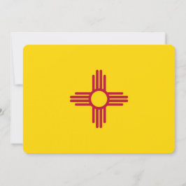 Patriotiska inbjudningar till Flagga i New mexico