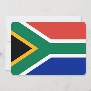 Patriotiska inbjudningar till Flagga i södra Afrik