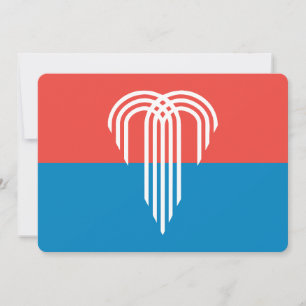 Patriotiska inbjudningar till Flagga Kansas City
