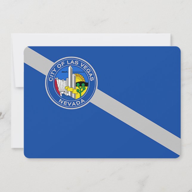 Patriotiska inbjudningar till Flagga Las Vegas (Framsida)