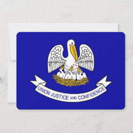 Patriotiska inbjudningar till Flagga Louisiana