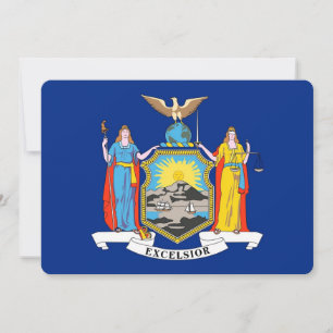 Patriotiska inbjudningar till Flagga New York