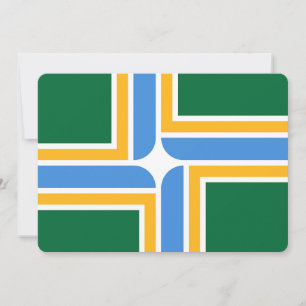 Patriotiska inbjudningar till Flagga Portland