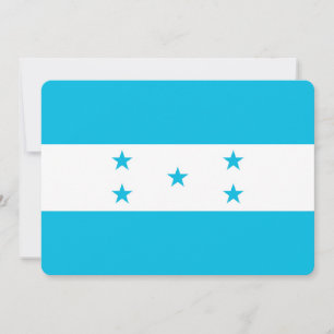 Patriotiska inbjudningar till Honduras Flagga