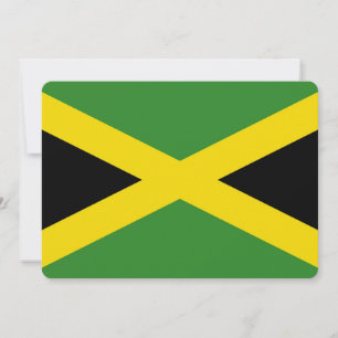 Patriotiska inbjudningar till Jamaica Flagga