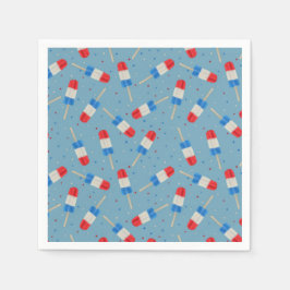 Patriotiska ispoppar papper servetter