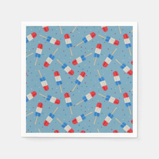 Patriotiska ispoppar papper servetter (Framsidan)