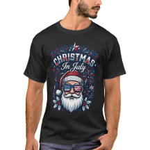 Patriotiska jul i juli Santa solglasögon