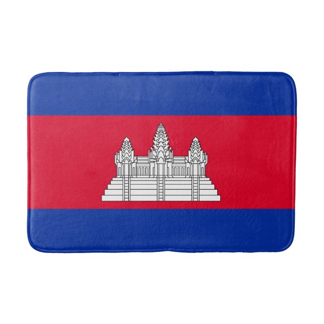 Patriotiska Kambodjas flagga Badrumsmatta (Framsidan)
