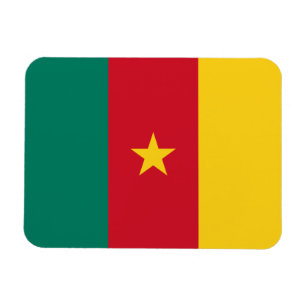 Patriotiska Kamerun Flagga Magnet