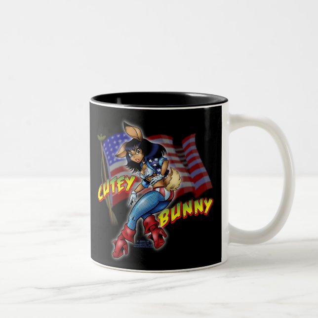 PATRIOTISKA KELLY! Två-Tonad MUGG (Höger)