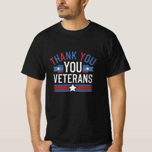 Patriotiska konstruktioner för veteraner och suppo t shirt