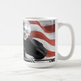 Patriotiska Marilyn Kaffemugg