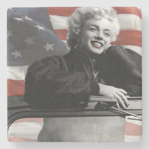 Patriotiska Marilyn Underlägg Sten