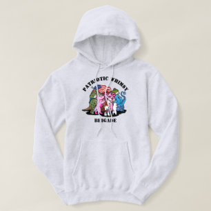 Patriotiska Nyckfullhetsbrigaden Hoodie