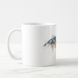 Patriotiska örn, USA, LEDSEN flagga Kaffemugg